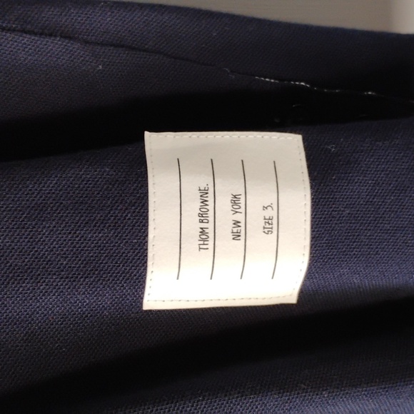 Thom Browne Navy polo - Picture 3 of 4